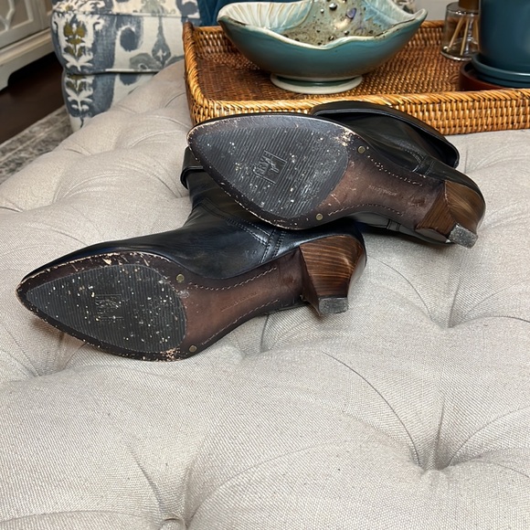 Frye Romy Slouch Heeled Black Mid-Calf Boots Size 8.5M - Picture 6 of 7